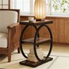 Three tiered coffee table, side table, End Tables, space saving, multifunctional design