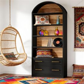 Arched bookshelf, modern bookshelf, display rack